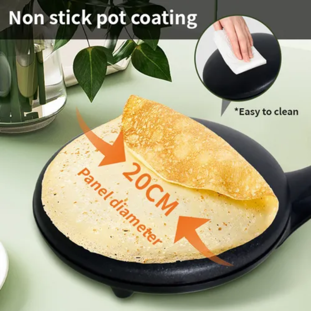 Maquina Electrica Crepes Crepera